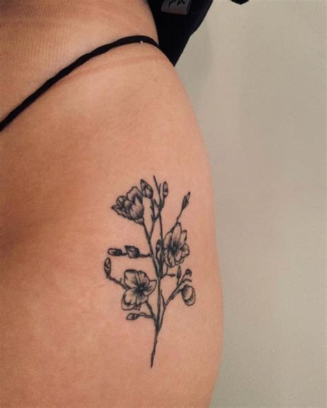 flower butt tattoos|38 Best Flower hip tattoos ideas